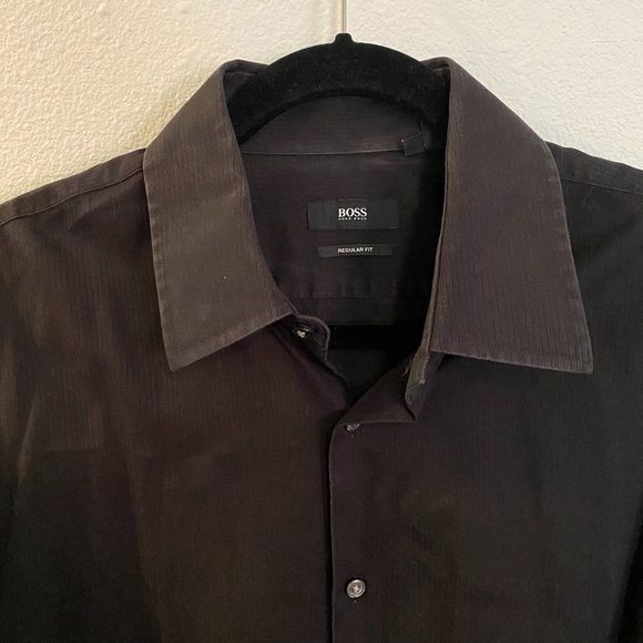 Hugo Boss Button up shirt, regular fit black - Picture 2 of 3